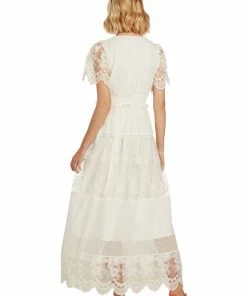 TRISH SCULLY MARJORIE MAXI DRESS WHITE WOMEN