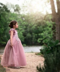 TRISH SCULLY BIANCA GOWN ROSE