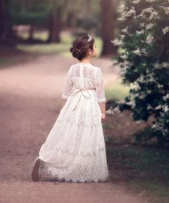 TRISH SCULLY HOME BELLA RAFAELA GOWN & BELT SET WHITE 12 TRISH SCULLY HOME BELLA RAFAELA GOWN & BELT SET WHITE