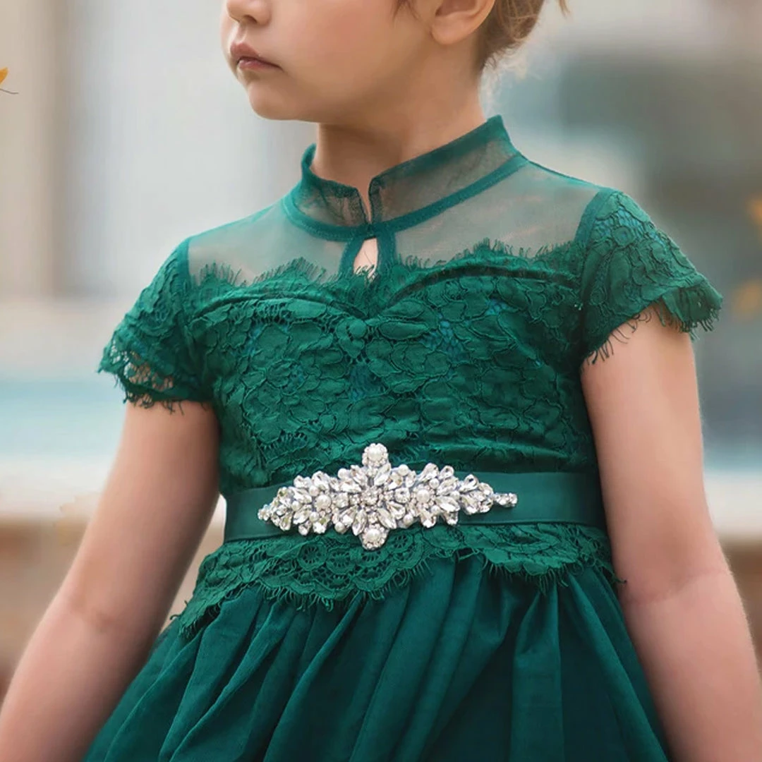 TRISH SCULLY ARIANA GOWN & BELT SET EMERALD 5 TRISH SCULLY ARIANA GOWN & BELT SET EMERALD