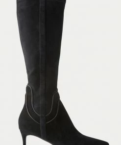 TRISH SCULLY ELEANOR SUEDE BOOT BLACK