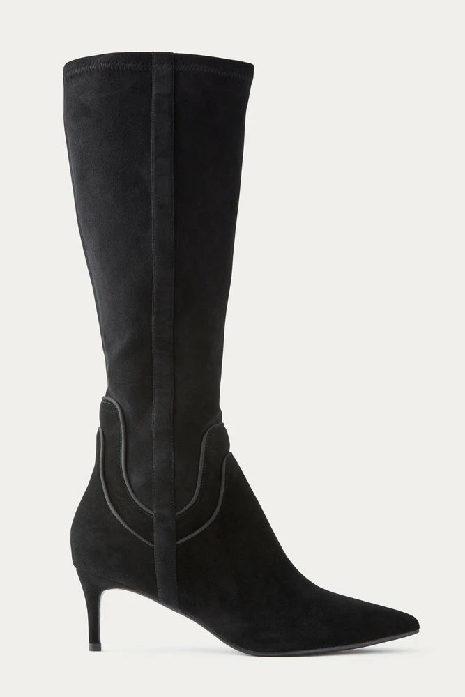 TRISH SCULLY ELEANOR SUEDE BOOT BLACK 3 TRISH SCULLY ELEANOR SUEDE BOOT BLACK