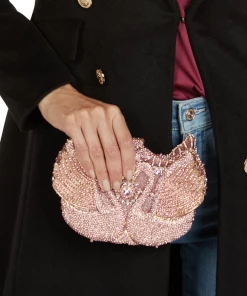 TRISH SCULLY EL FLAMENCO PAVE CLUTCH