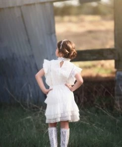 TRISH SCULLY Shop All Girls Apparel GRAMERCY BOOT WHITE