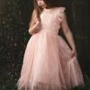 TRISH SCULLY HOME CLARISSA DRESS PEACHY PINK 1 TRISH SCULLY HOME CLARISSA DRESS PEACHY PINK