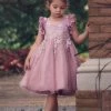 TRISH SCULLY GIRLS BIANCA DRESS ROSE