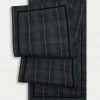 TRISH SCULLY HOME BLACK WATCH TABLE RUNNER