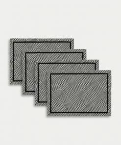 TRISH SCULLY HOME GLEN PLAID PLACEMAT SET OF 4