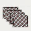 TRISH SCULLY STEWART TARTAN PLACEMAT SET OF 4