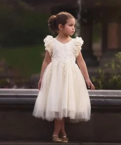 TRISH SCULLY HOME BIANCA DRESS IVORY