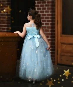 TRISH SCULLY ANTOINETTE GOWN LIGHT BLUE GIRLS