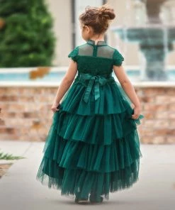 TRISH SCULLY ARIANA GOWN & BELT SET EMERALD 9 TRISH SCULLY ARIANA GOWN & BELT SET EMERALD