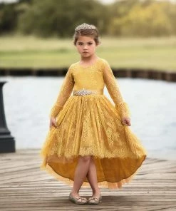 TRISH SCULLY AINSLEY DRESS & BELT SET TURMERIC
