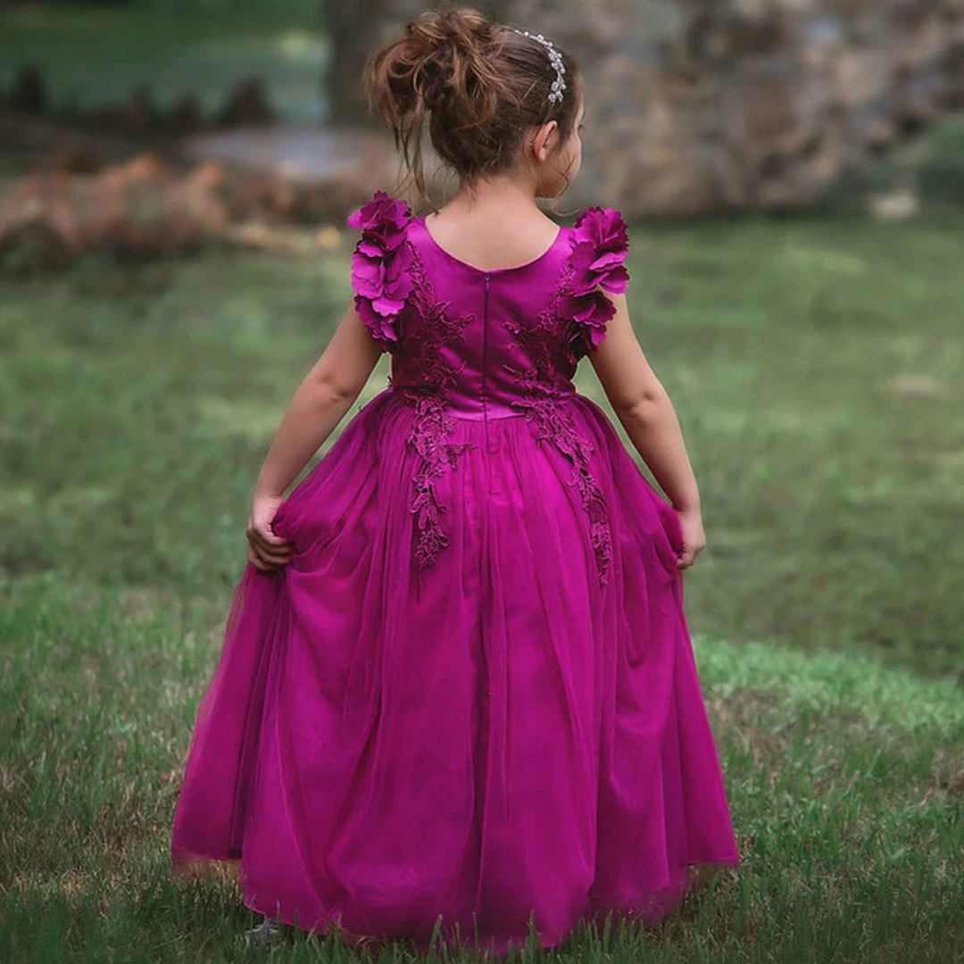 TRISH SCULLY BIANCA GOWN ORCHID GIRLS 6 TRISH SCULLY BIANCA GOWN ORCHID GIRLS