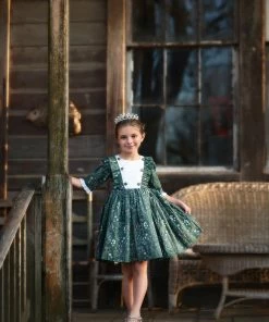 TRISH SCULLY LOLA DRESS SAGE FLORAL