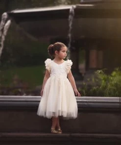 TRISH SCULLY HOME BIANCA DRESS IVORY