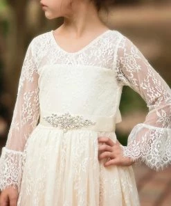 TRISH SCULLY AINSLEY DRESS & BELT SET IVORY GIRLS 11 TRISH SCULLY AINSLEY DRESS & BELT SET IVORY GIRLS