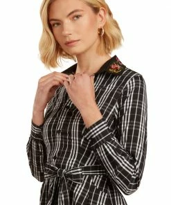 TRISH SCULLY HOME WOMEN TRACY DRESS BLACK