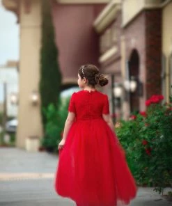 TRISH SCULLY HOME HARMONY GOWN CRIMSON Girls 7-14