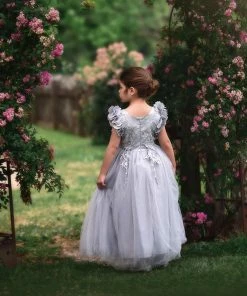 TRISH SCULLY BIANCA GOWN SILVER