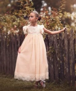 TRISH SCULLY ADRIANA DRESS BUTTERSCOTCH