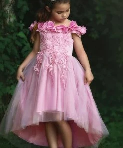 TRISH SCULLY GIRLS BELLE GOWN CAMELIA