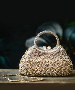 TRISH SCULLY MONEDERO CRYSTAL HAND BAG Handbags
