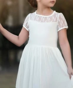 TRISH SCULLY HOME MEGHAN GOWN WHITE