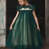 TRISH SCULLY ADRIANA DRESS EMERALD GIRLS