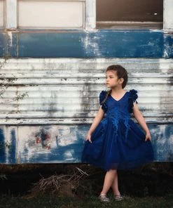 TRISH SCULLY BIANCA DRESS NAVY