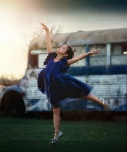 TRISH SCULLY BIANCA DRESS NAVY