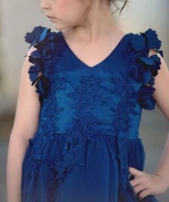 TRISH SCULLY BIANCA DRESS NAVY