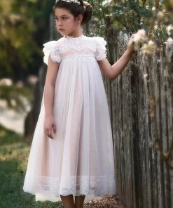 TRISH SCULLY GIRLS ADRIANA DRESS WHITE