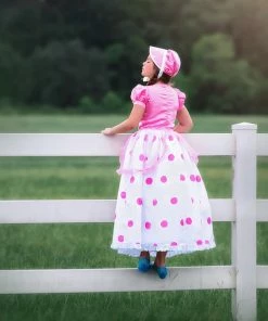 TRISH SCULLY BO PEEP GOWN & BONNET SET