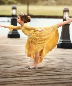 TRISH SCULLY AINSLEY DRESS & BELT SET TURMERIC