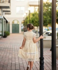 TRISH SCULLY EVERLY DRESS YELLOW GINGHAM GIRLS