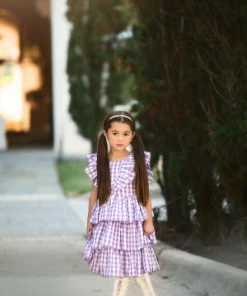 TRISH SCULLY HOME Summer Wedding Guest MAIZY DRESS LAVENDER