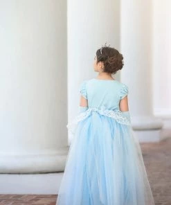 TRISH SCULLY HOME PRINCESS ADELINE GOWN & GLOVES SET BLUE Dress Up 9 TRISH SCULLY HOME PRINCESS ADELINE GOWN & GLOVES SET BLUE Dress Up