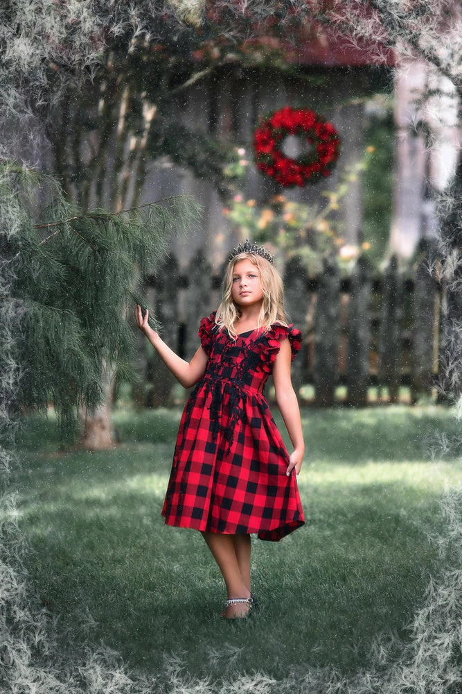 TRISH SCULLY BIANCA DRESS RED & BLACK BUFFALO CHECK SALE 3 TRISH SCULLY BIANCA DRESS RED & BLACK BUFFALO CHECK SALE