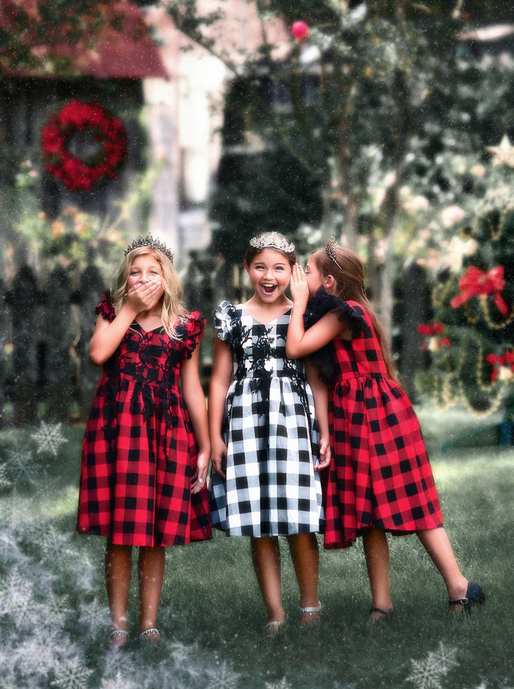 TRISH SCULLY BIANCA DRESS BLACK AND WHITE BUFFALO CHECK Spring/Summer 2022 4 TRISH SCULLY BIANCA DRESS BLACK AND WHITE BUFFALO CHECK Spring/Summer 2022