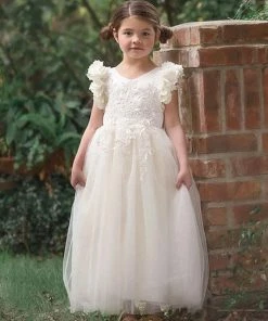 TRISH SCULLY BIANCA GOWN IVORY