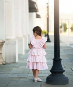 TRISH SCULLY HOME MAIZY DRESS PINK Summer Wedding Guest