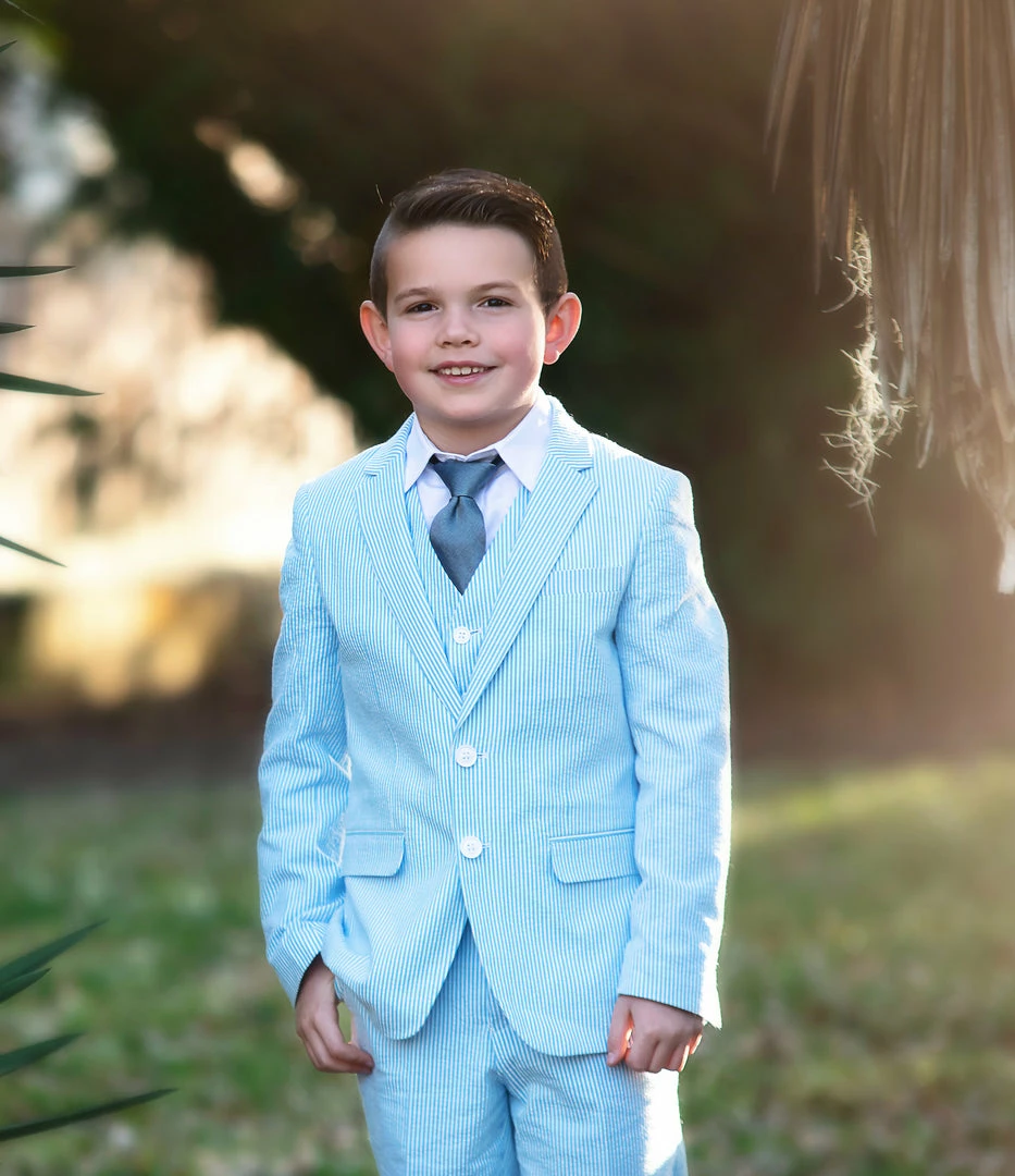 TRISH SCULLY HOME ASHFORD SEERSUCKER 3 PC. SUIT 4 TRISH SCULLY HOME ASHFORD SEERSUCKER 3 PC. SUIT