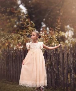 TRISH SCULLY ADRIANA DRESS BUTTERSCOTCH