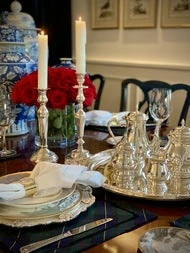 TRISH SCULLY BLACK WATCH TARTAN PLACEMAT SET OF 4 HOME