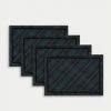 TRISH SCULLY BLACK WATCH TARTAN PLACEMAT SET OF 4 HOME 2 TRISH SCULLY BLACK WATCH TARTAN PLACEMAT SET OF 4 HOME