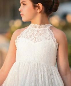 TRISH SCULLY DOMINIQUE MAXI DRESS WHITE GIRLS