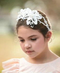 TRISH SCULLY LE FLEUR BLANCHE HEADBAND GIRLS