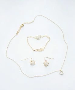 TRISH SCULLY HEART 3-PC JEWELRY SET