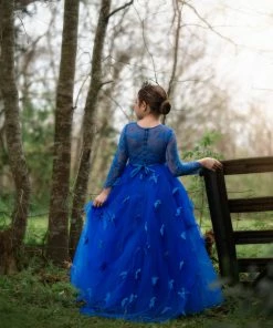 TRISH SCULLY HOME GIRLS MARIPOSA GOWN ROYAL BLUE 9 TRISH SCULLY HOME GIRLS MARIPOSA GOWN ROYAL BLUE